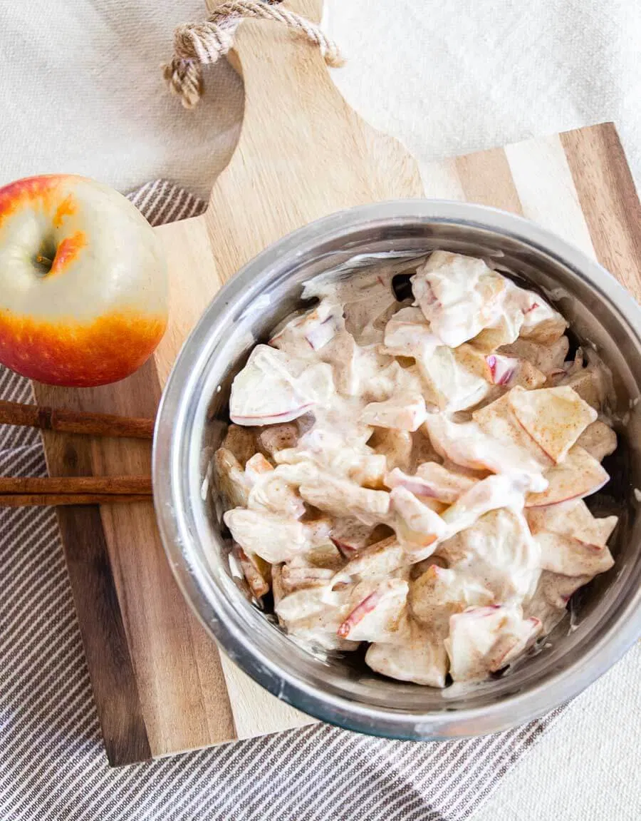 Easy 4 Ingredient Apple Salad Recipe Twelve On Main